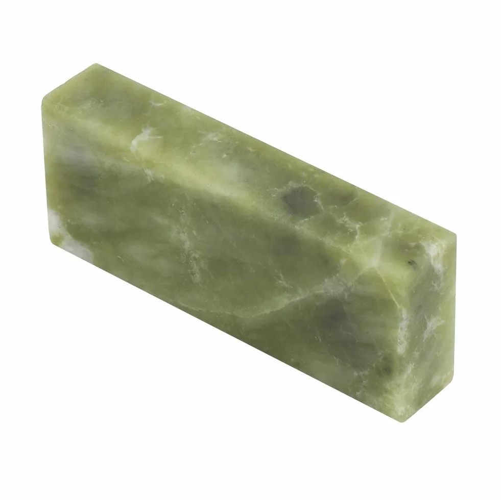 Affilacoltelli olio pietra cote 10000# 80000#, specchio lucidante, 50x20x10mm (Giada verde 10000 Mesh)