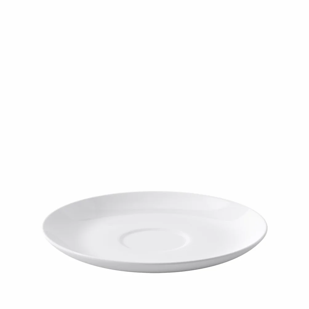 Villeroy & Boch Royal Piattino per Tazza da Caffèlatte, Porcellana Premium Bone, Bianco, 180 mm