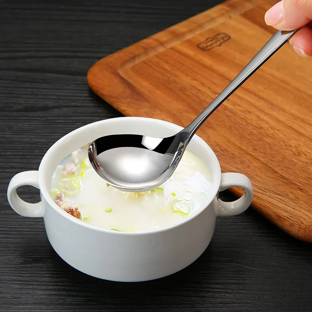 2 Pezzi Mestoli Cucina Acciaio Inox – Mestolo Acciaio Inox, Mestolo Piccolo, Cucchiaio Da Salsa, Cucchiaio Da Salsa Per Hotel, Casa, Ristorante, Cucina, Argento, 17 * 5 cm
