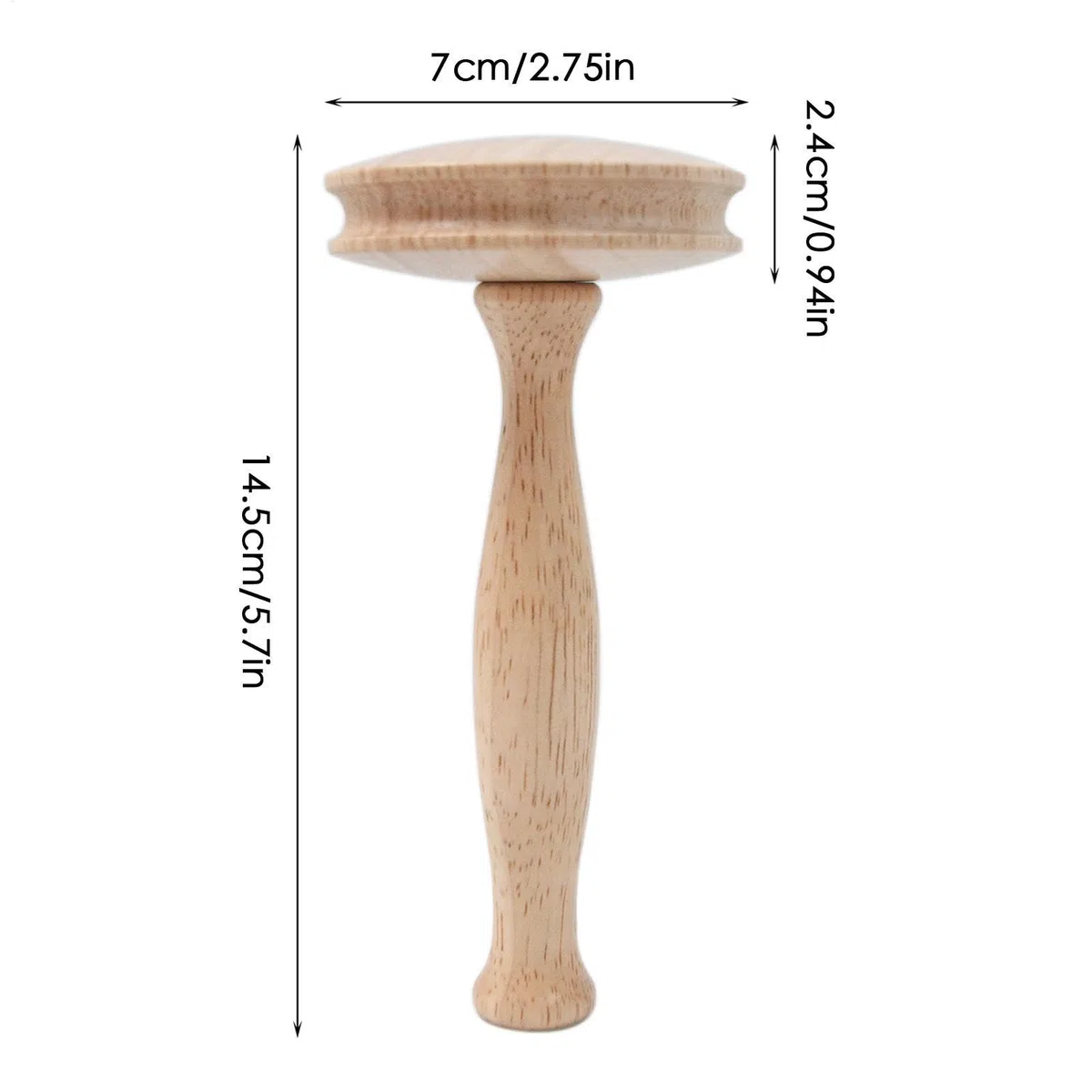 Speedweve - Fungo da rammendo, in legno, kit per rammendo, filo da rammendo, kit di strumenti per rammendare calzini e altri lavori all'uncinetto/lavoro a maglia