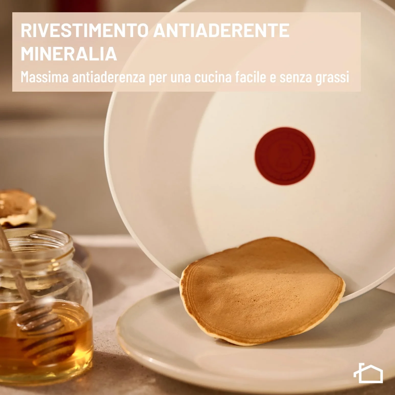 Lagostina Nettuno, Set 5 Pezzi, Rivestimento Antiaderente, Compatibile Con Induzione, 010288600005