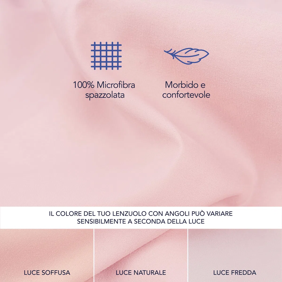 Dreamzie Lenzuolo con Angoli Matrimoniale 160x200 cm - Altezza Materasso fino a 33 cm- 100% Microfibra - Rosa - Certificato Oeko TEX, Lenzuola Letto con Angoli ed Elastico
