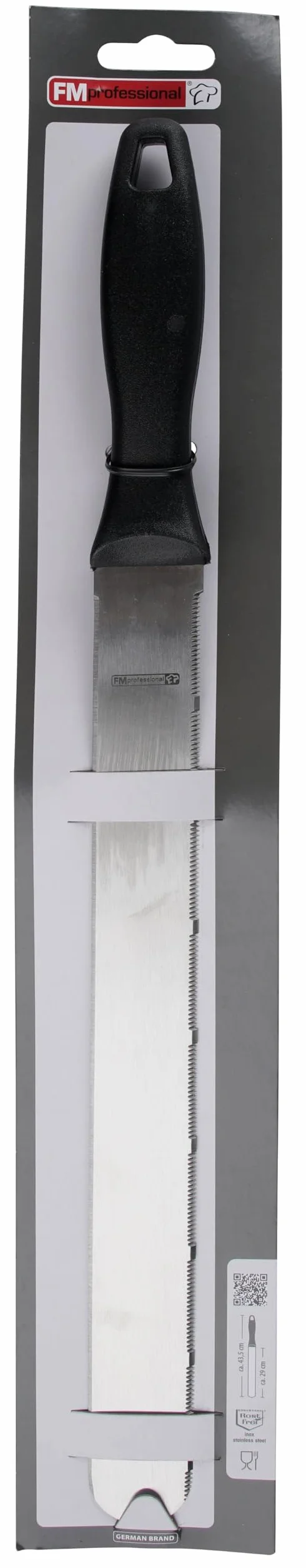 FMprofessional 21558.0 Coltello da Pasticceria, Acciaio, Argento, 50 x 50 x 20 cm