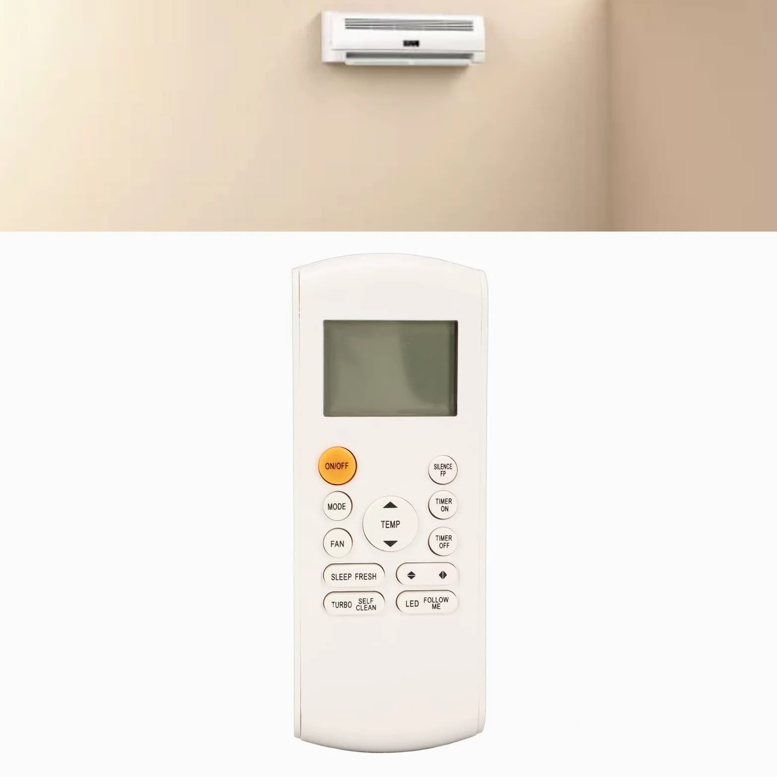 RG57 BGEF Telecomando Universale per Climatizzatore di Ricambio per Serie R57, Compatibile con R57B1, RG52A2, BGEFU1, RG57A, RG57A1, RG57A1B