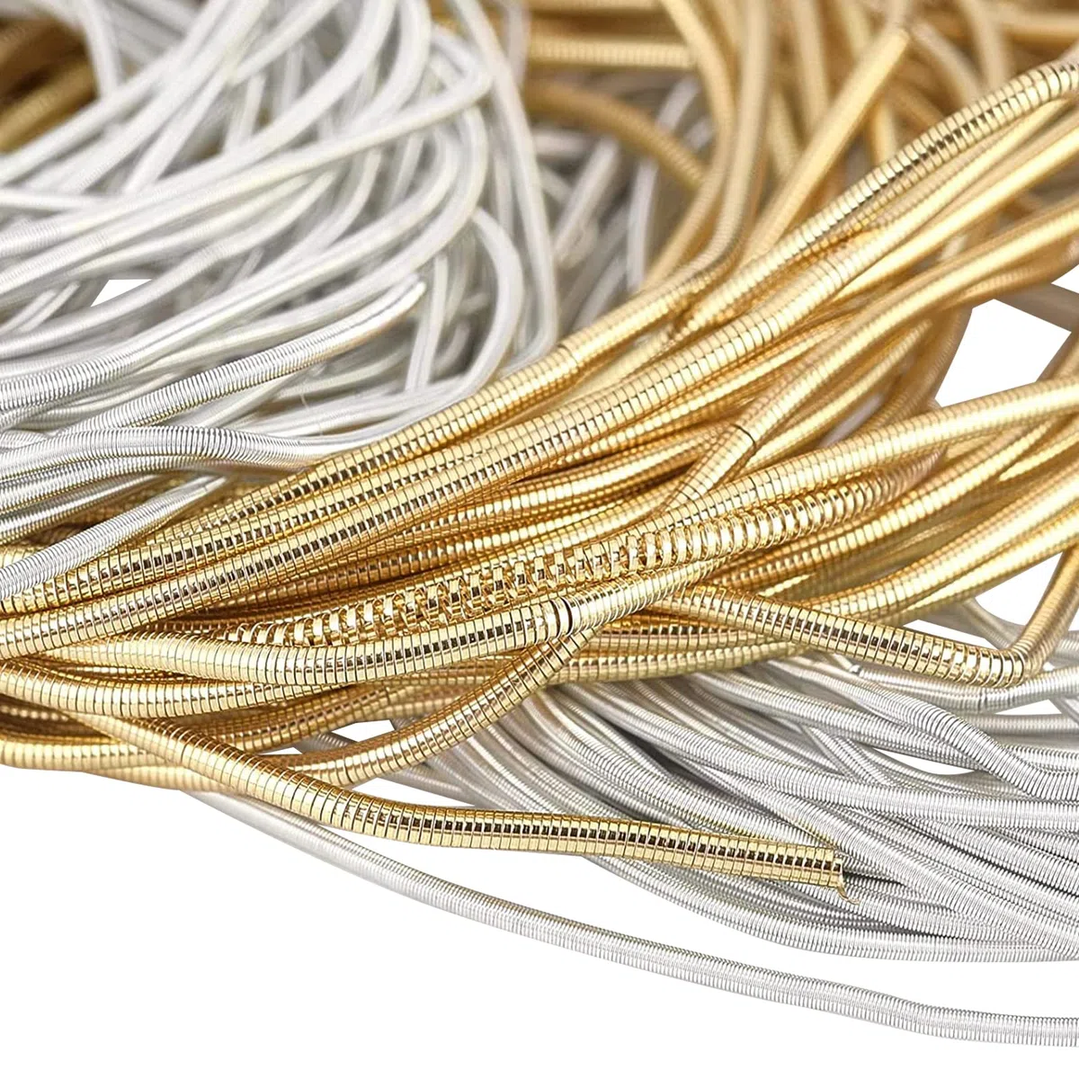 BENECREAT 18 Gauge/1 mm Filo d'Investimento Francese, Rame Morbido Rotondo, Metallico per Cucito, Accessori Fai Da Te, Creazione Gioielli, Ricamo