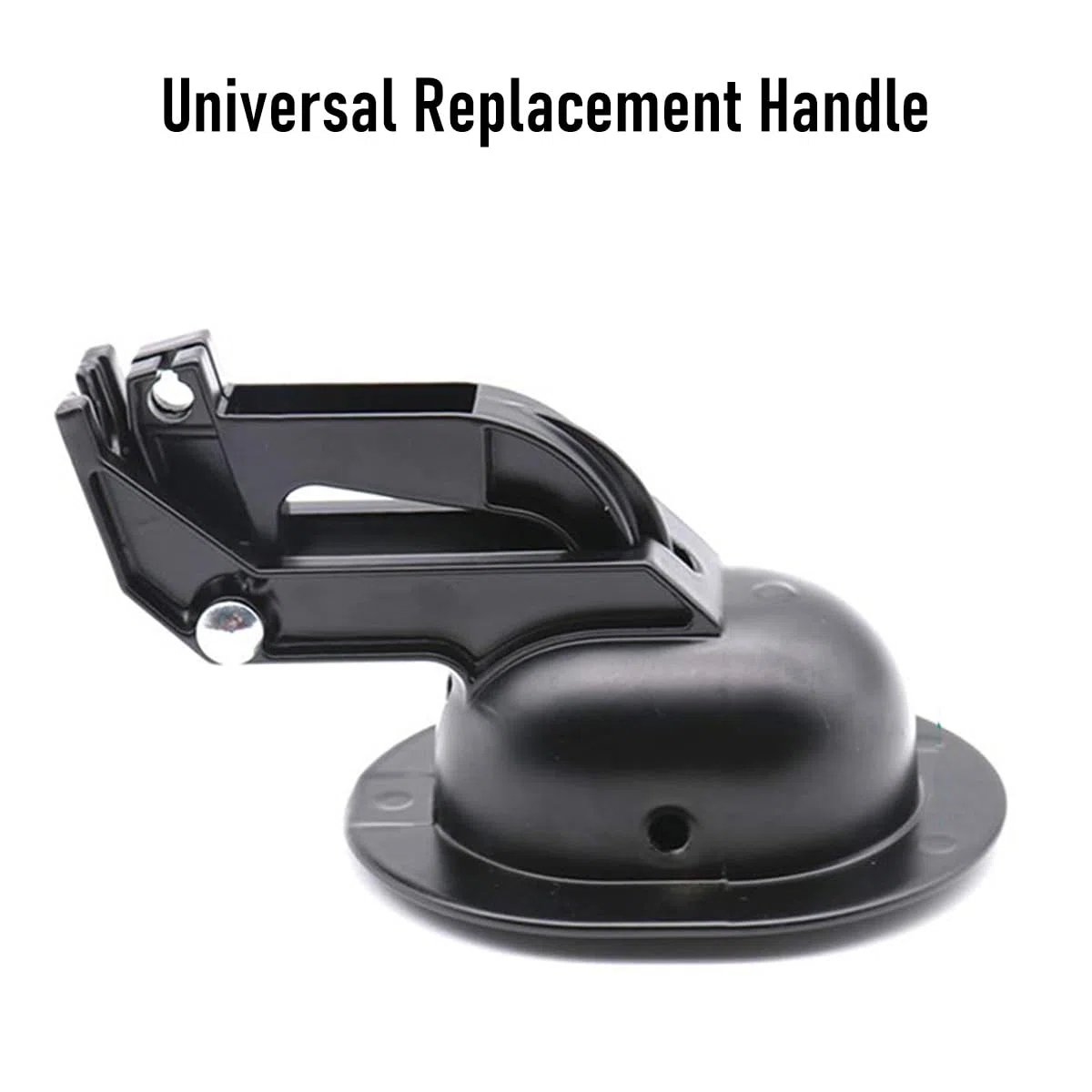 TopHomer 2 maniglie di ricambio universali per reclinabile, per divano, sedia, divano, in plastica dura, colore nero (9 x 7,6 x 7 cm)