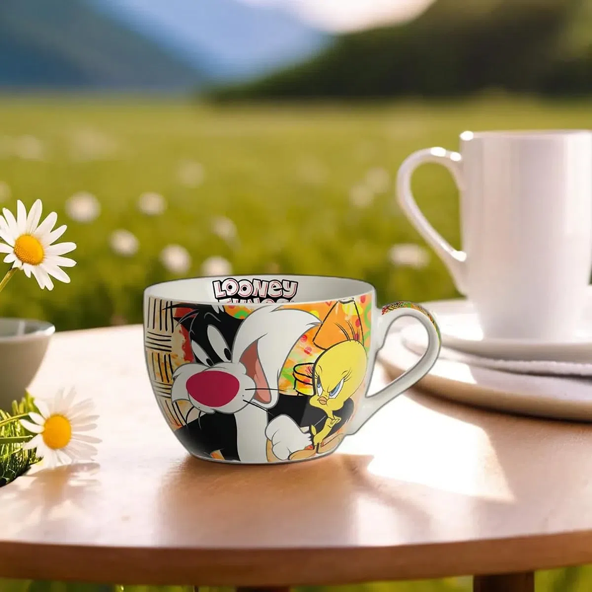 Egan Tazza Collezione Warner Bros Looney Tunes. Tazza da Colazione di Titti&Silvestro in New Bone China e capienza 480 ml. La referenza è: 116002.