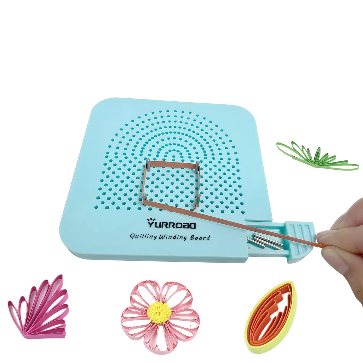 Strumento Per Quilling Tavola Quilling Board Con Perni Strumenti Quilling di Carta per Paper Quilling Strisce