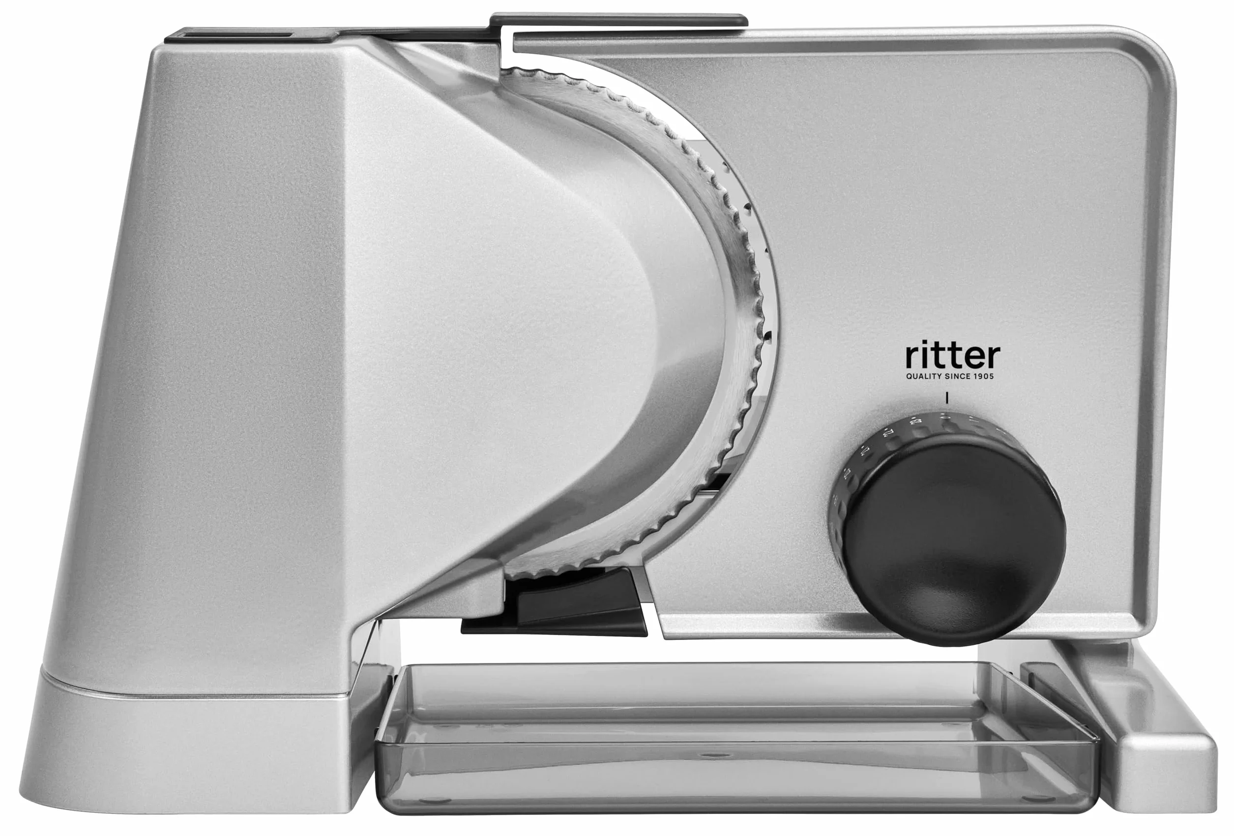 ritter solida 4 Duo Plus Affettatrice elettrica multiuso e affettapane in metallo massiccio, Made in Germany