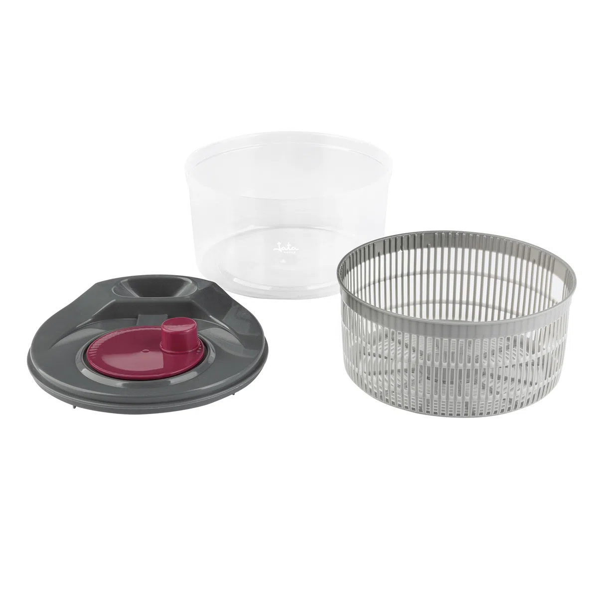 JATA HOGAR HACC4554 - Centrifuga Lattuga. Scolapiatti verdure. Capacità: 3 litri. Senza BPA. Ruota in entrambe le direzioni. Centrifuga, lava e secca lattuga, frutta e verdura