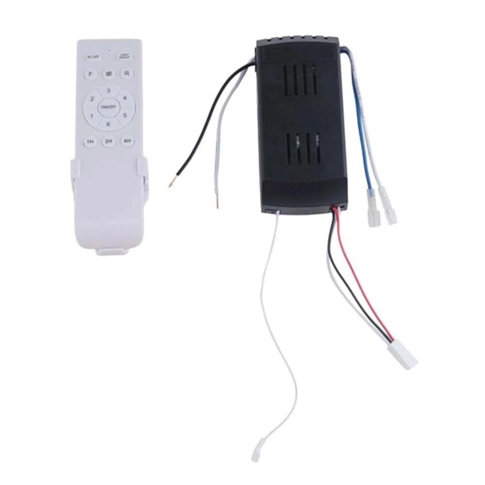 Kit Universale per Ventilatore A Soffitto 50W con 6 velocità e Funzione Timer per Ventilatore A Soffitto A Corrente Continua
