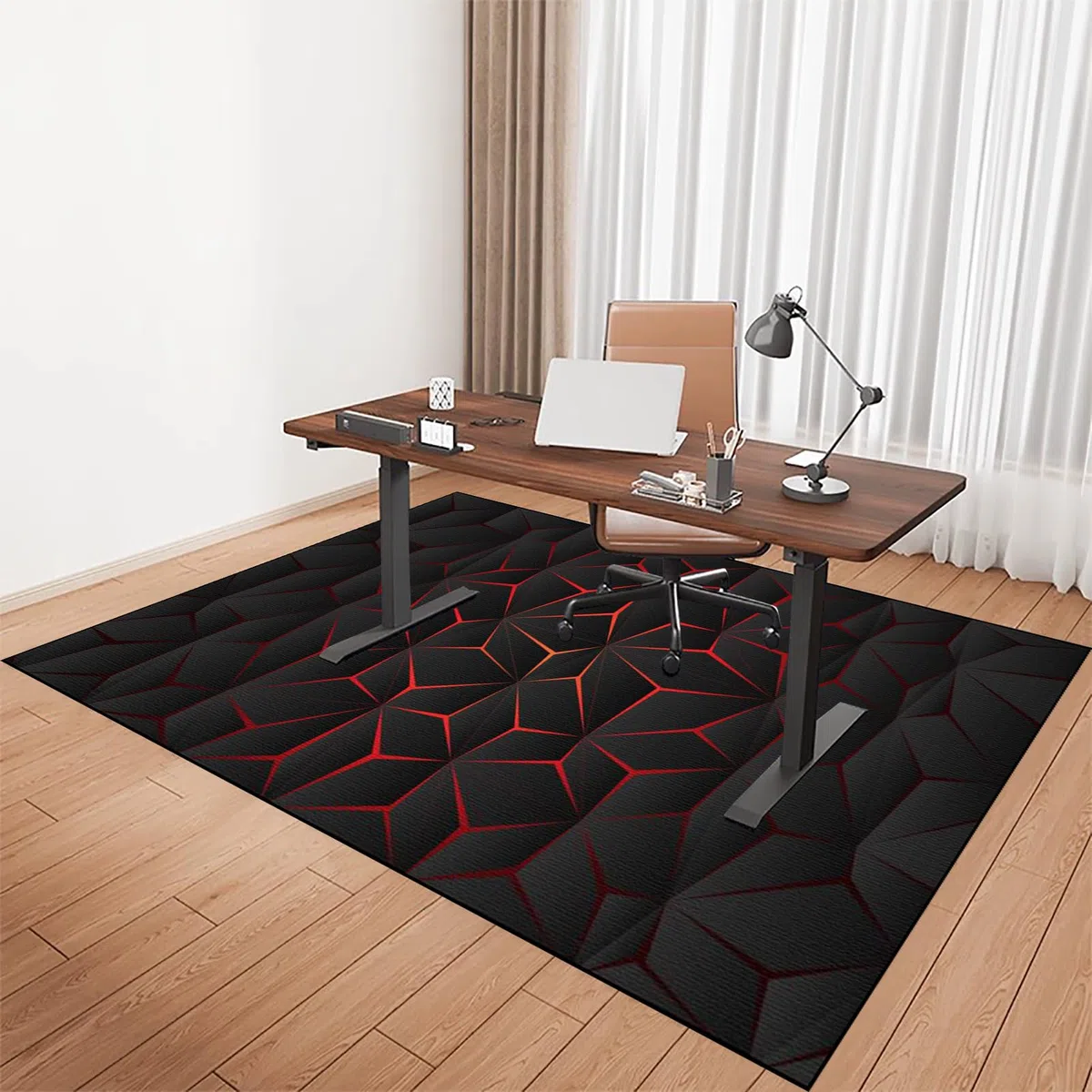 Protettivo Salvapavimento, Tappetino Pavimenti per Parquet e Pavimenti Duri, Tappeto per Sedia Gaming, 90 x 120 cm Tappeto Sedia Ufficio, Protezione per Moquette Multiuso, Tappeto Sedia Gaming