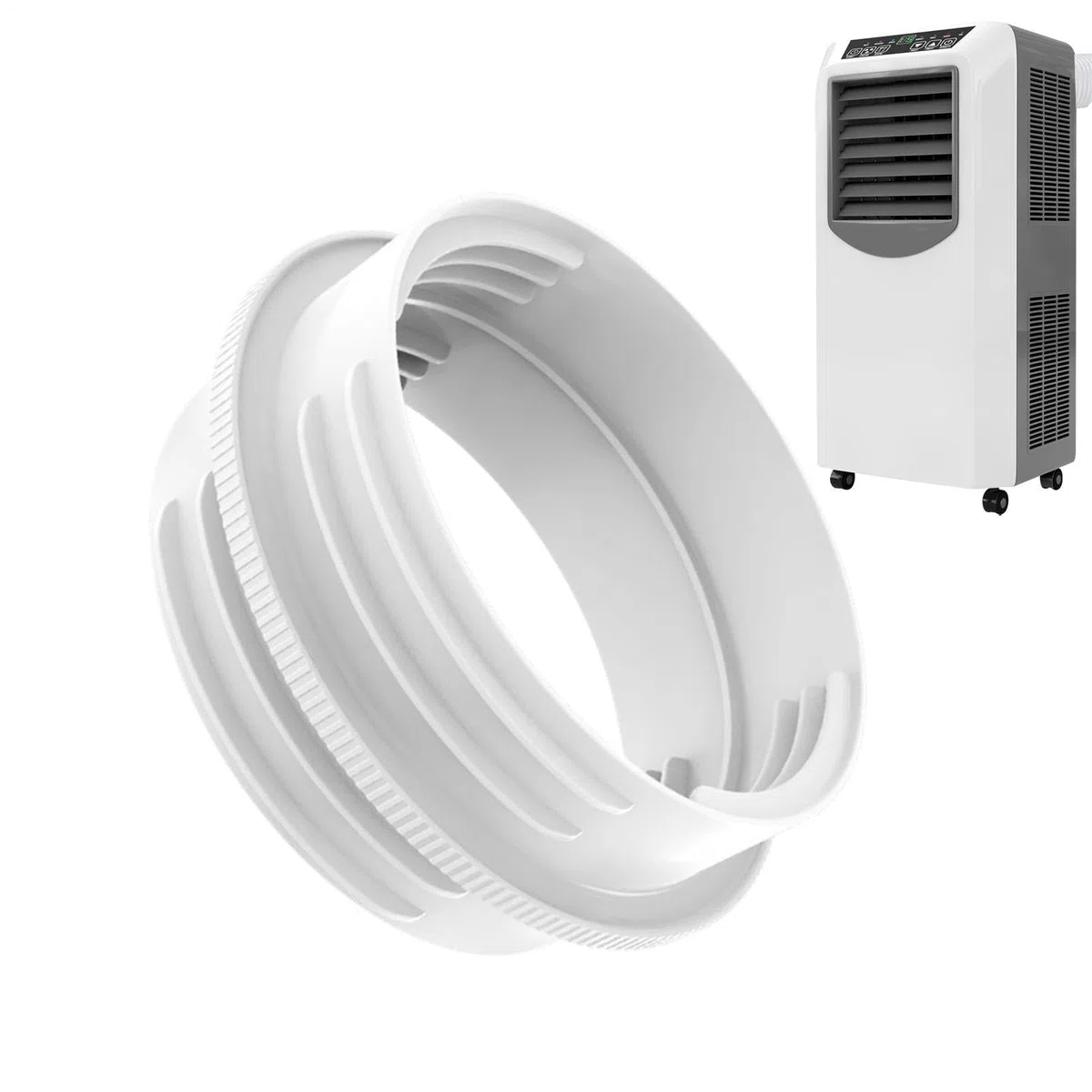 Adattatore per Tubo di Scarico AC da Finestra - Giunto universale resistente al calore,Connettore per tubo climatizzatore - Per Tubi Di Scarico Da 13 E 15 Cm Per Condizionatori Portatili Da