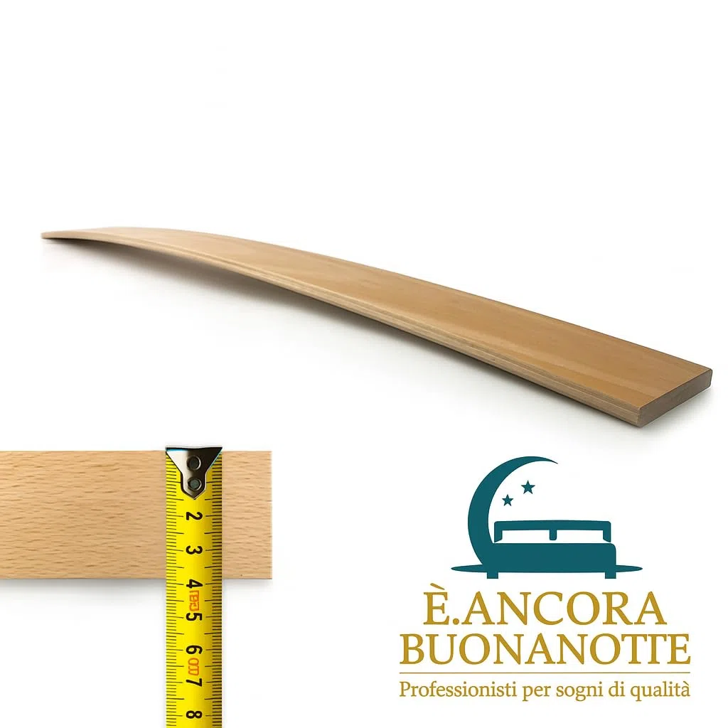Generico Listello in faggio Multistrato doghe ricambio - Kit 3 Pezzi 79 cm/3,8 cm/0,8 cm