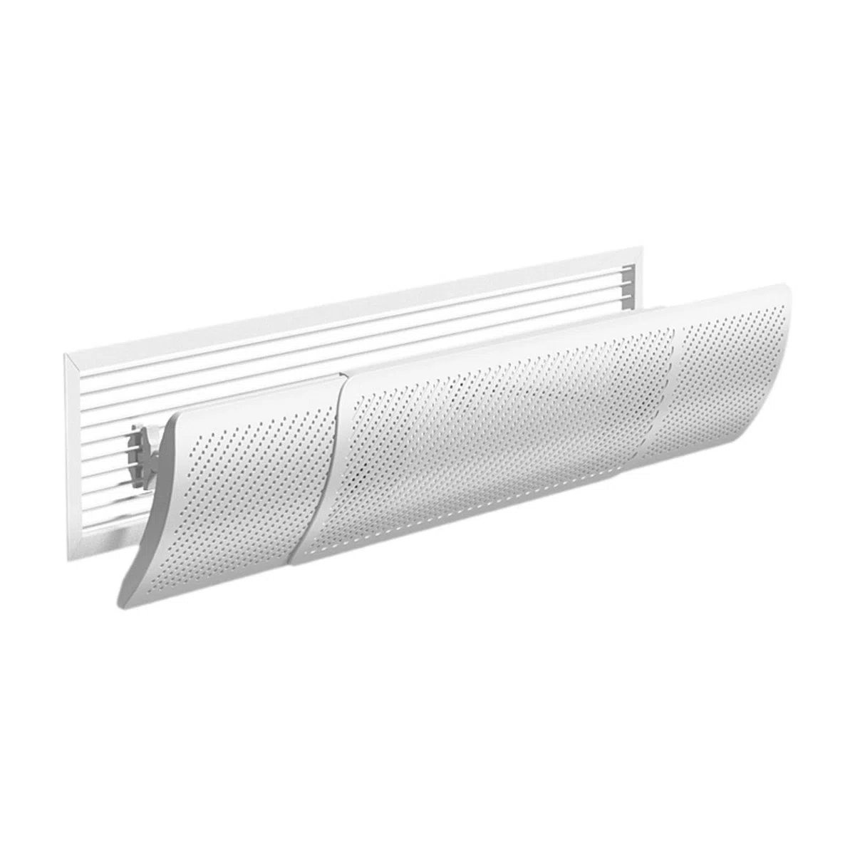 Generic Deflettore per condizionatore d', di uscita, deviatore d', deflettore antivento, deflettore antivento, deflettore d' di confinamento, Da 49 cm a 86 cm