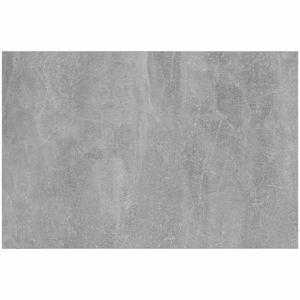 vidaXL Ripiani per Libreria 4pz Grigio Cemento 60x40x1,5cm Multistrato