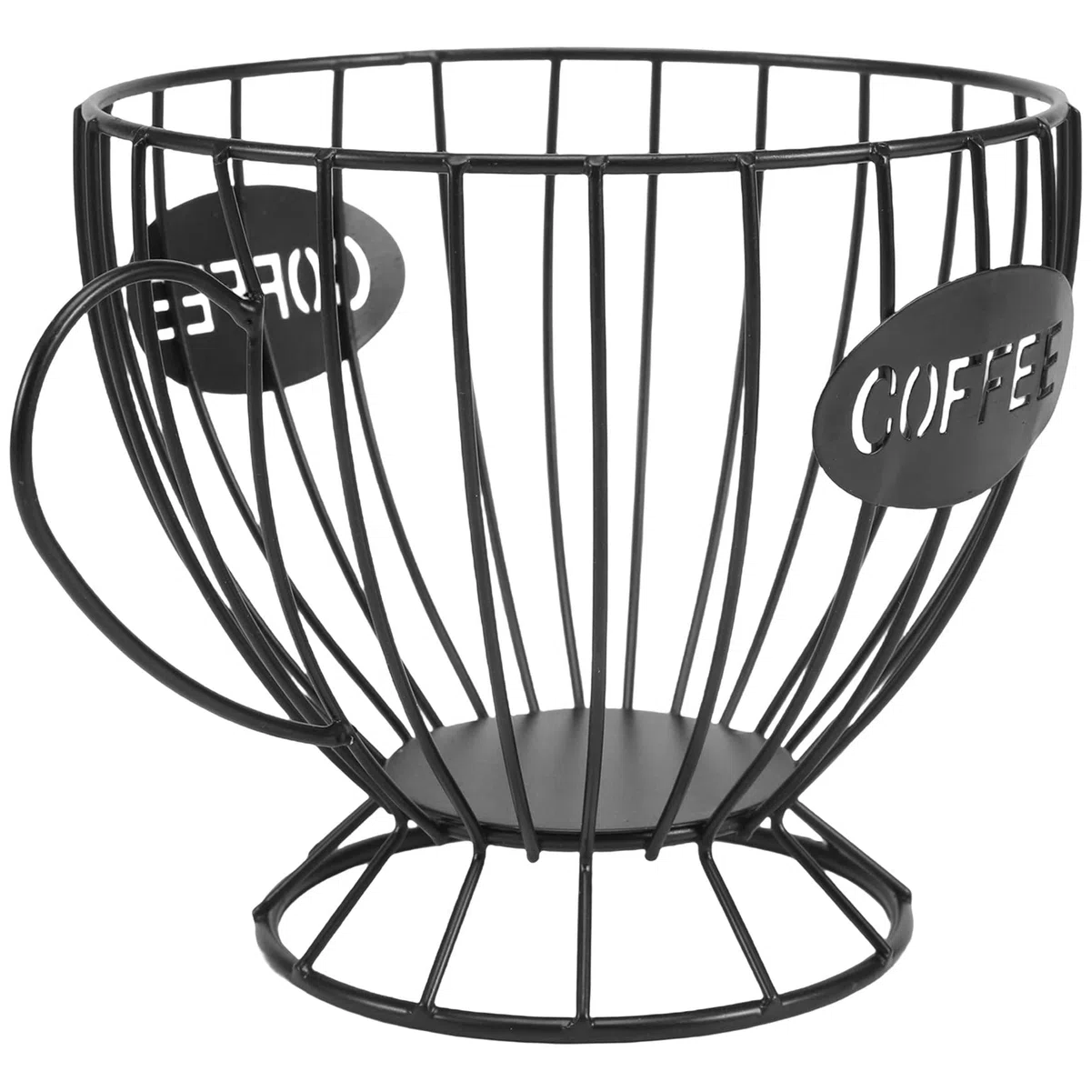 Contenitore per Capsule da Caffè, Organizer e Supporto, Accessori (Nero)