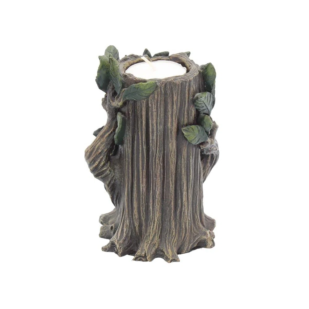 Nemesis Now Wildwood - Portacandela 18 cm, Colore: Marrone