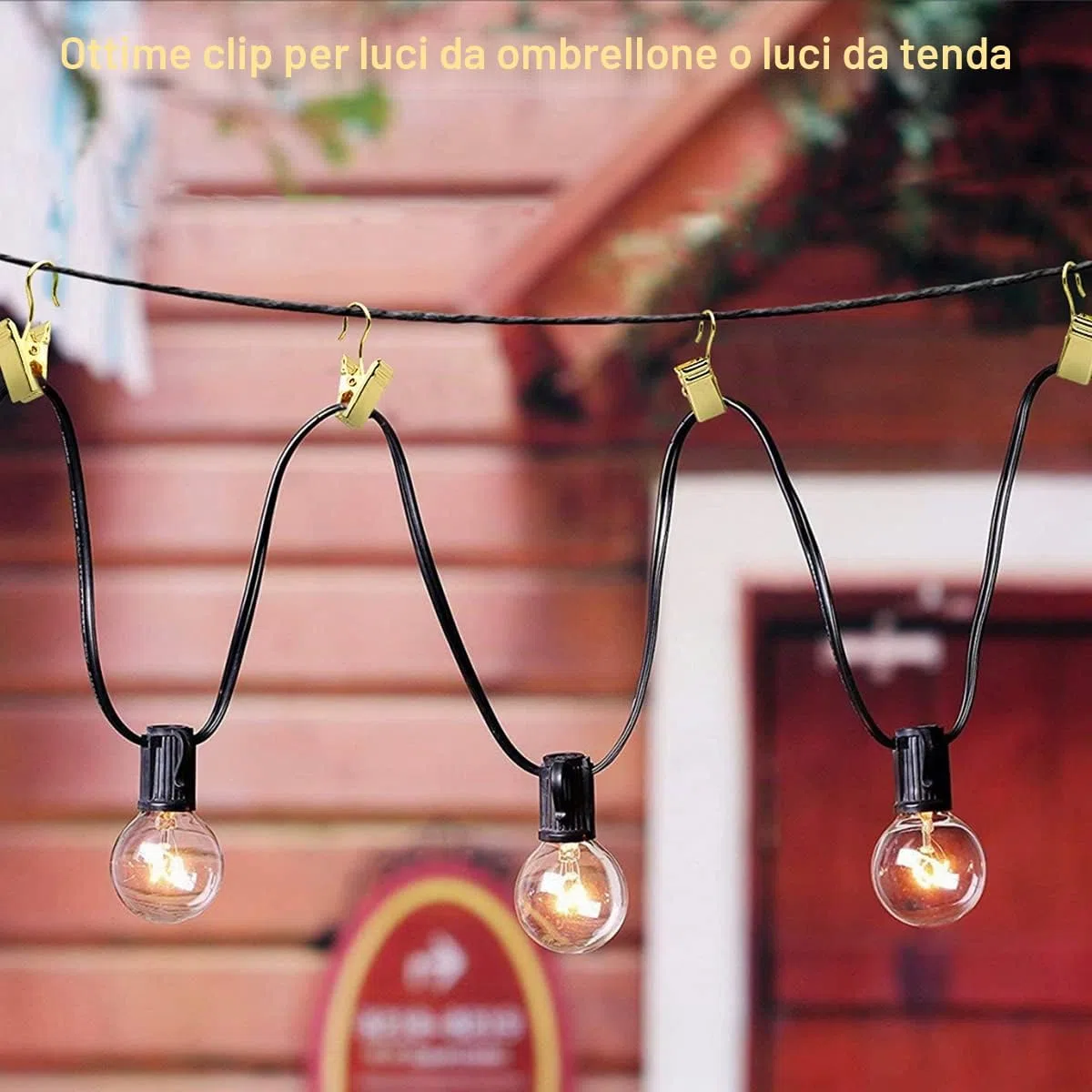 Coideal Pinza per tenda dorata con ganci, 100 pezzi piccolo morsetto per tende in acciaio inossidabile per decorazione di matrimonio, foto, arte artigianale Dispaly (oro)