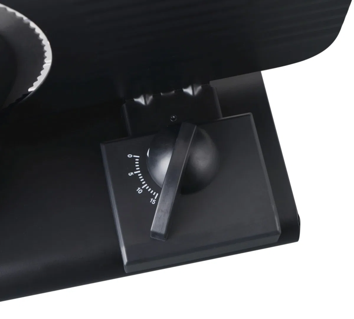 Affettatrice Elettrica SMART·J Premium 200W con Lama Acciaio Inox 19 cm – Taglio Regolabile 0-15 mm, Design Compatto Nero, Piedini Antiscivolo, Ideale per Carni, Formaggi, Pane e Verdure