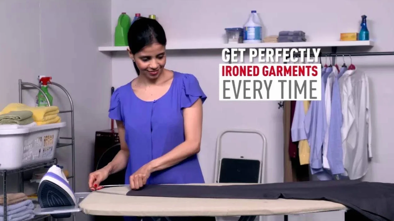 Assistente per stirare le maniche della camicia senza pieghe, con supporto magnetico, in acciaio inox