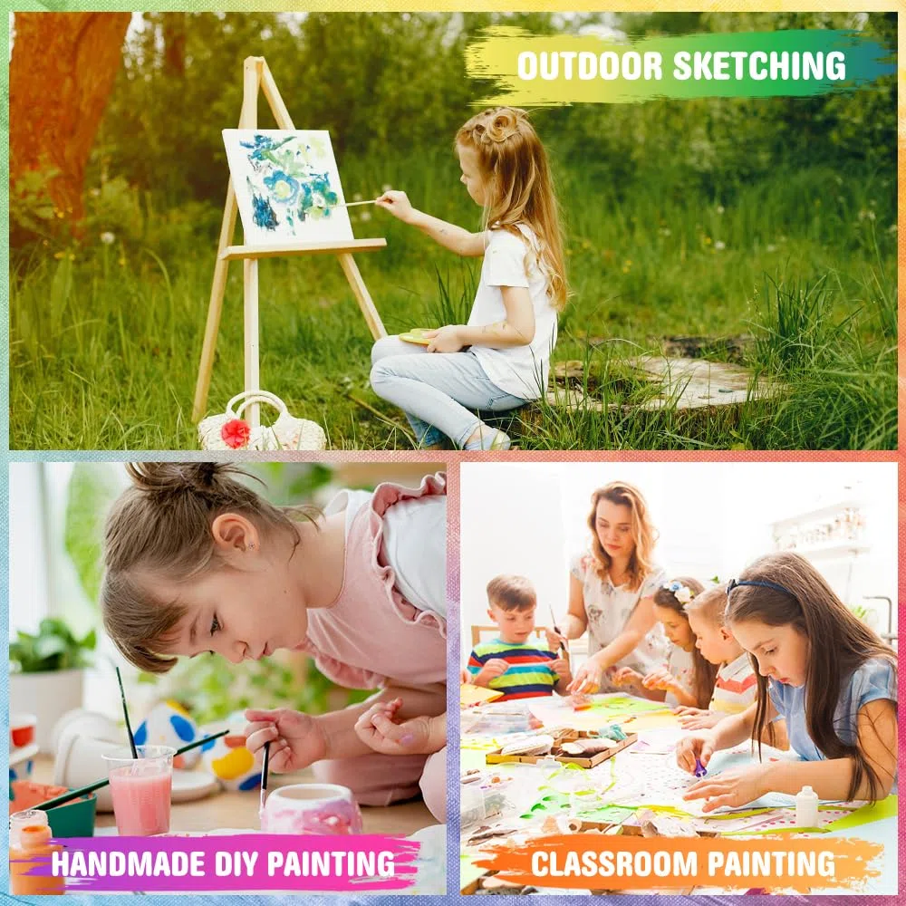 40 Strisce 240 Vasi Strisce di Vernice Vuote Strisce Mini di Vernice Plastica Mini Vasi Per Pittura Contenitori Mini Barattolo di Vernice per la Pittura Artistica e Strumenti di Apprendimento