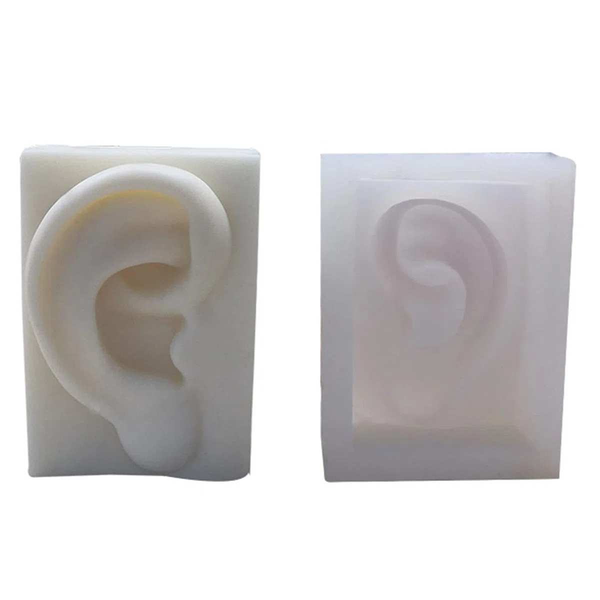 Orecchio Bocca Occhio Naso Stampo Professionale Silicone Flessibile Gesso Cera Sapone Fare Artigianato Decorazione Strumento Stampi in Silicone Per Sapone Resina Epossidica Unico Casting Per