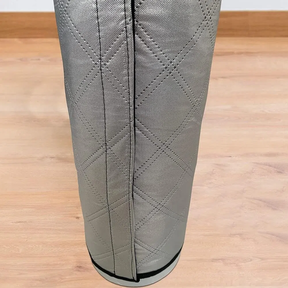 Copertura del tubo flessibile del condizionatore d'aria,involucro del tubo isolato termicamente,copertura del tubo di scarico della pellicola di alluminio,misura universale sia 5" che 6" di diametro