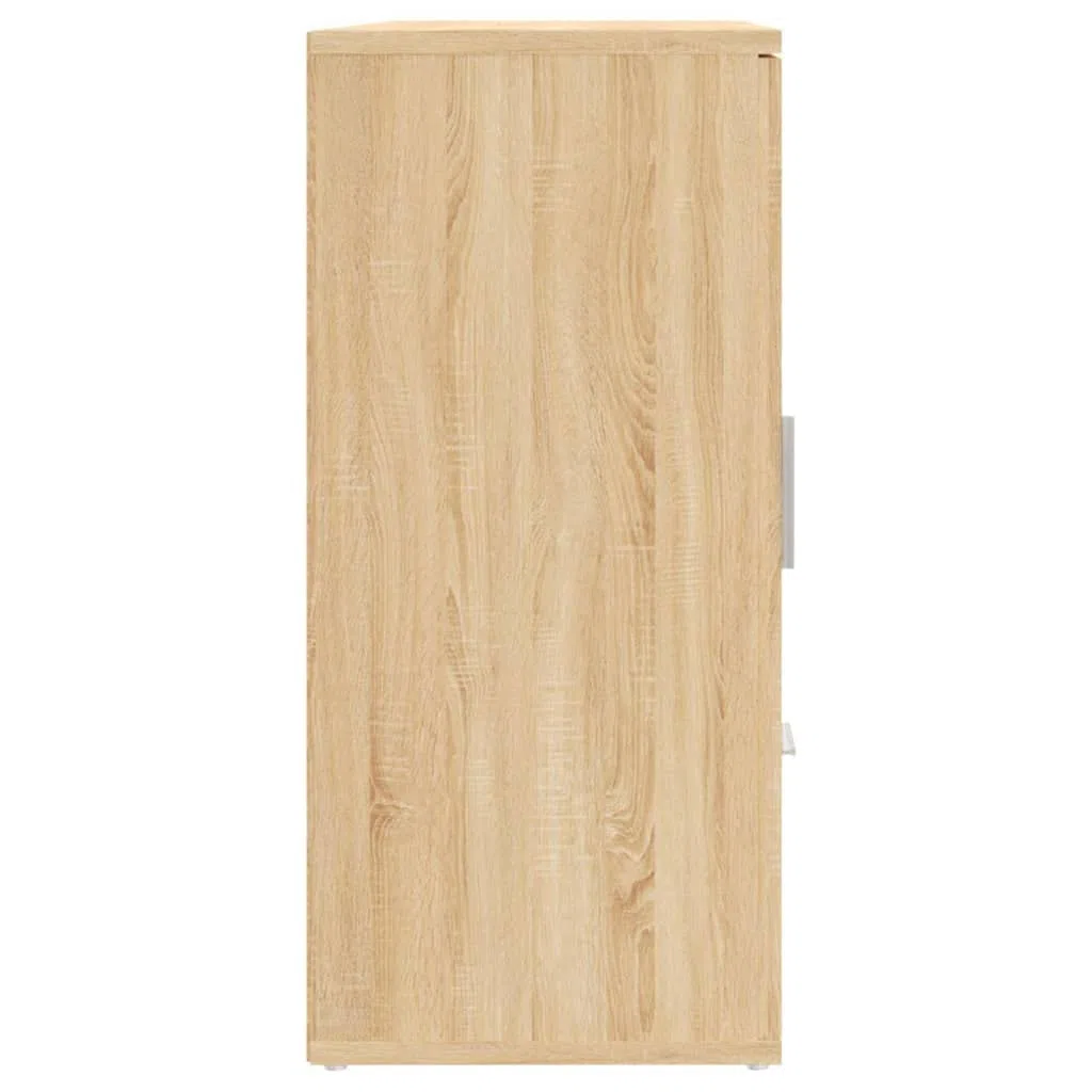 vidaXL Credenza Rovere Sonoma 91x29,5x65 cm in Legno Multistrato