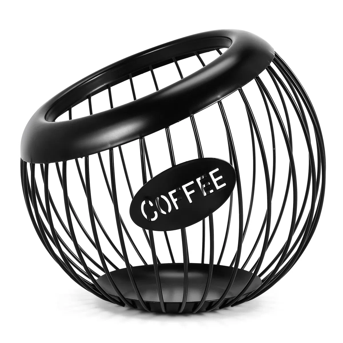 Portacialde per caffè, portabicchieri K ed espresso, grande capacità, contenitore per cialde in metallo