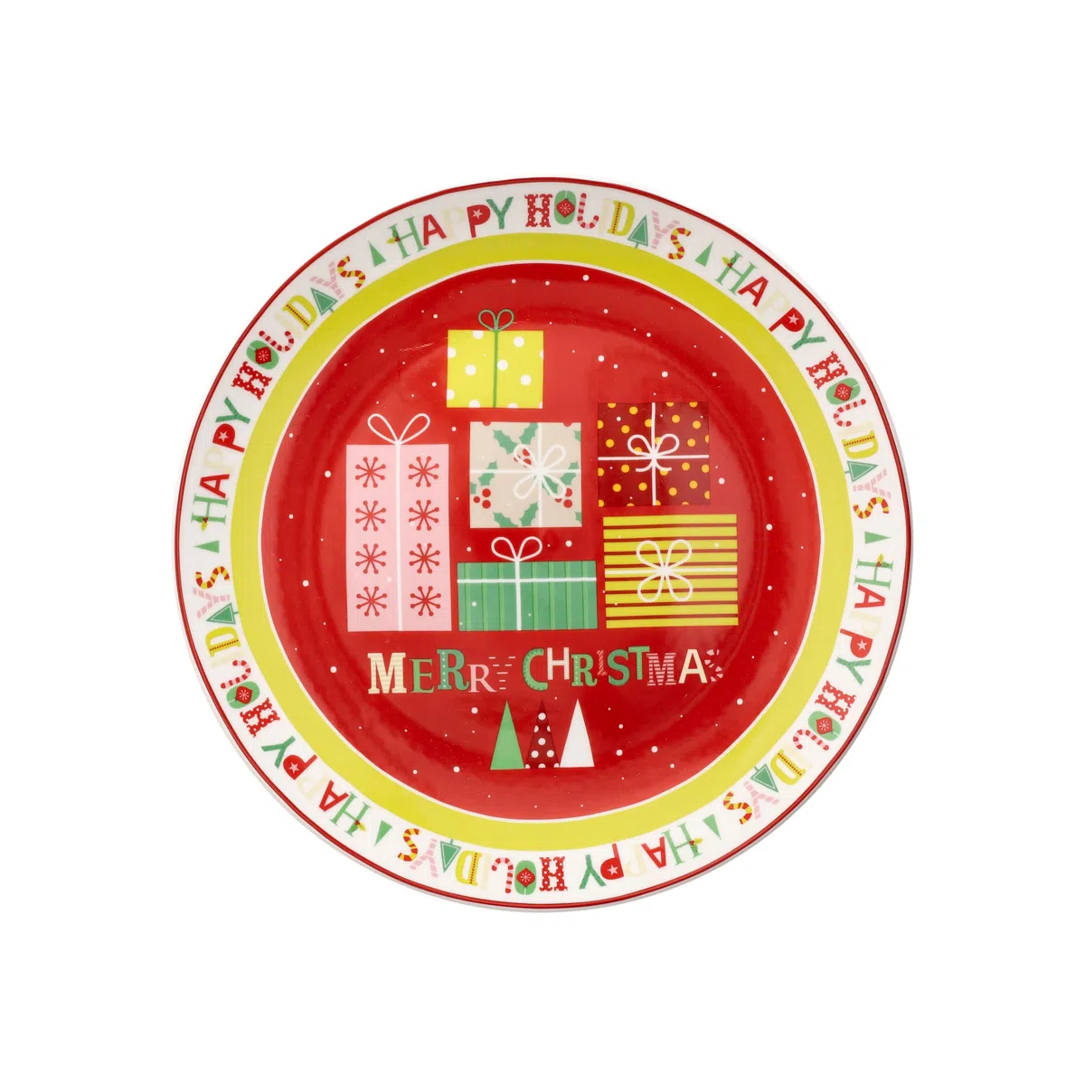 Tognana, Piatto Panettone Cm 30 Christmas, Porcellana, Multicolor