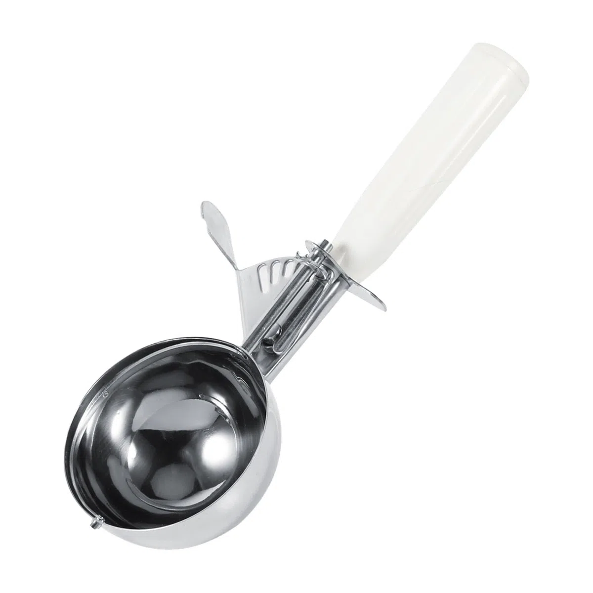 AMONIDA Paletta per Gelato in Acciaio Inossidabile con Comoda Impugnatura Antiscivolo per Palline di Gelato Perfette per la di Casa, il Negozio di Dolci (8 cm)