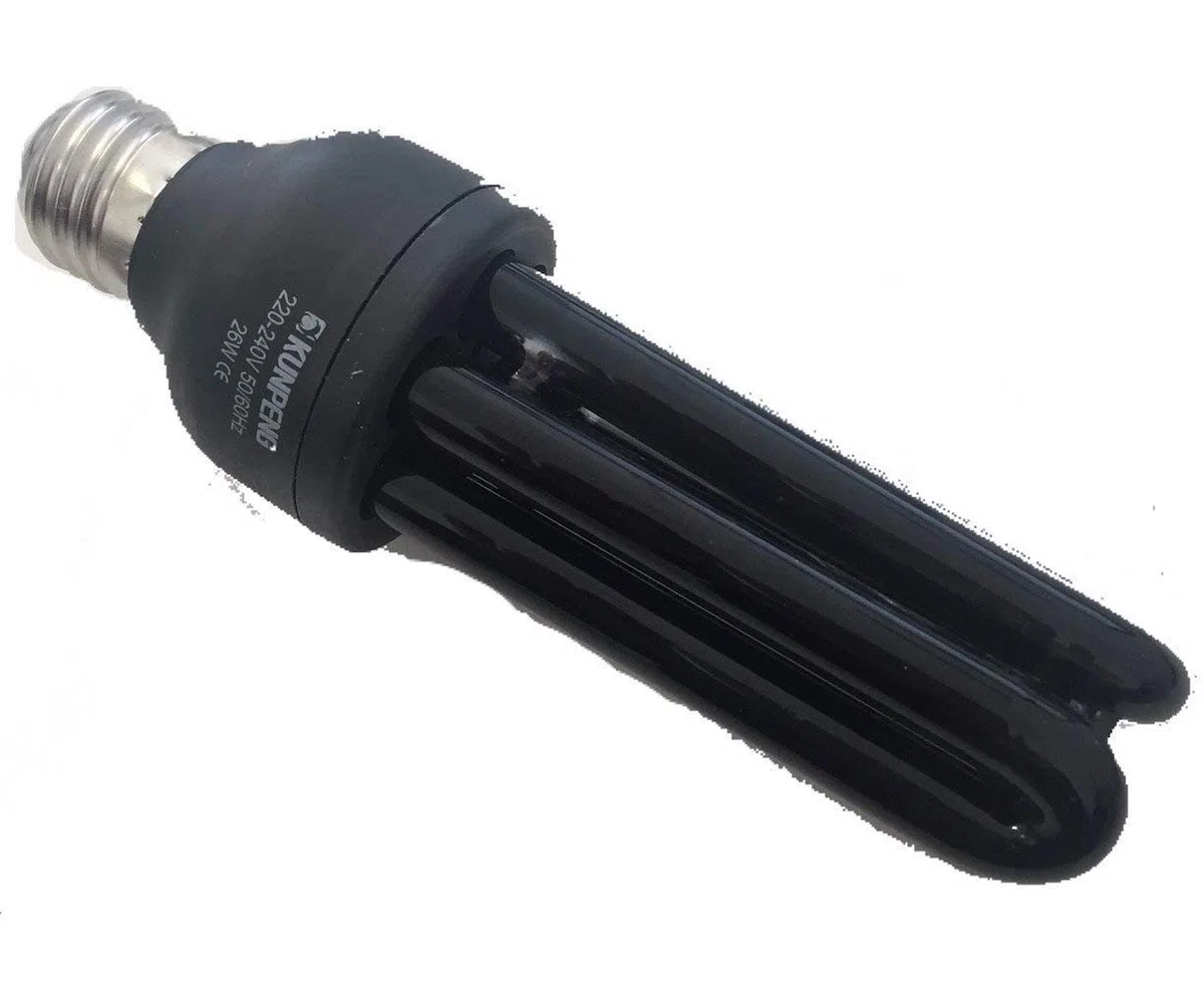 DOBO E27 3U 26W Lampadine UV con Effetto Fluorescente 2-Pezzi