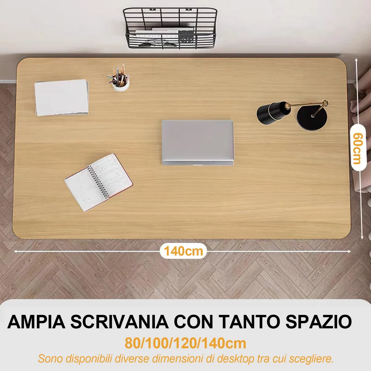 Tavolo Scrittura Stile Minimalista, Scrivania Computer, Scrivania Ufficio Casa Moderna per Camera