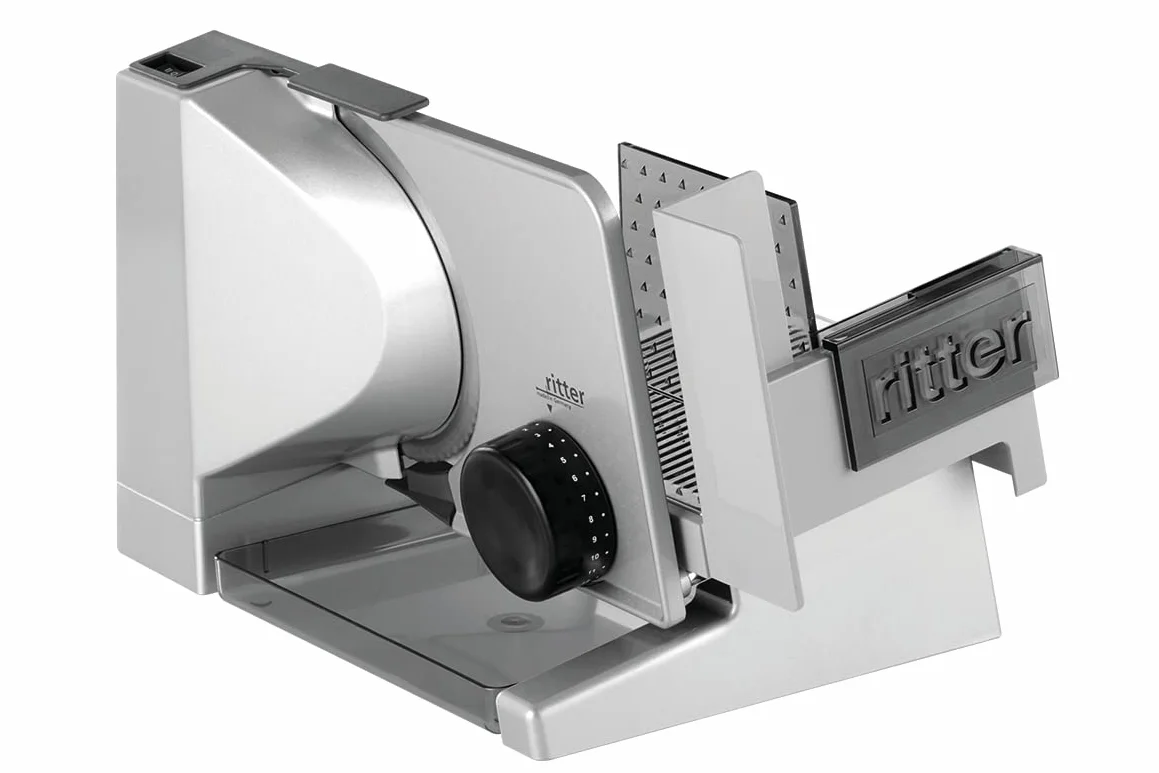 ritter solida 4 Duo Plus Affettatrice elettrica multiuso e affettapane in metallo massiccio, Made in Germany