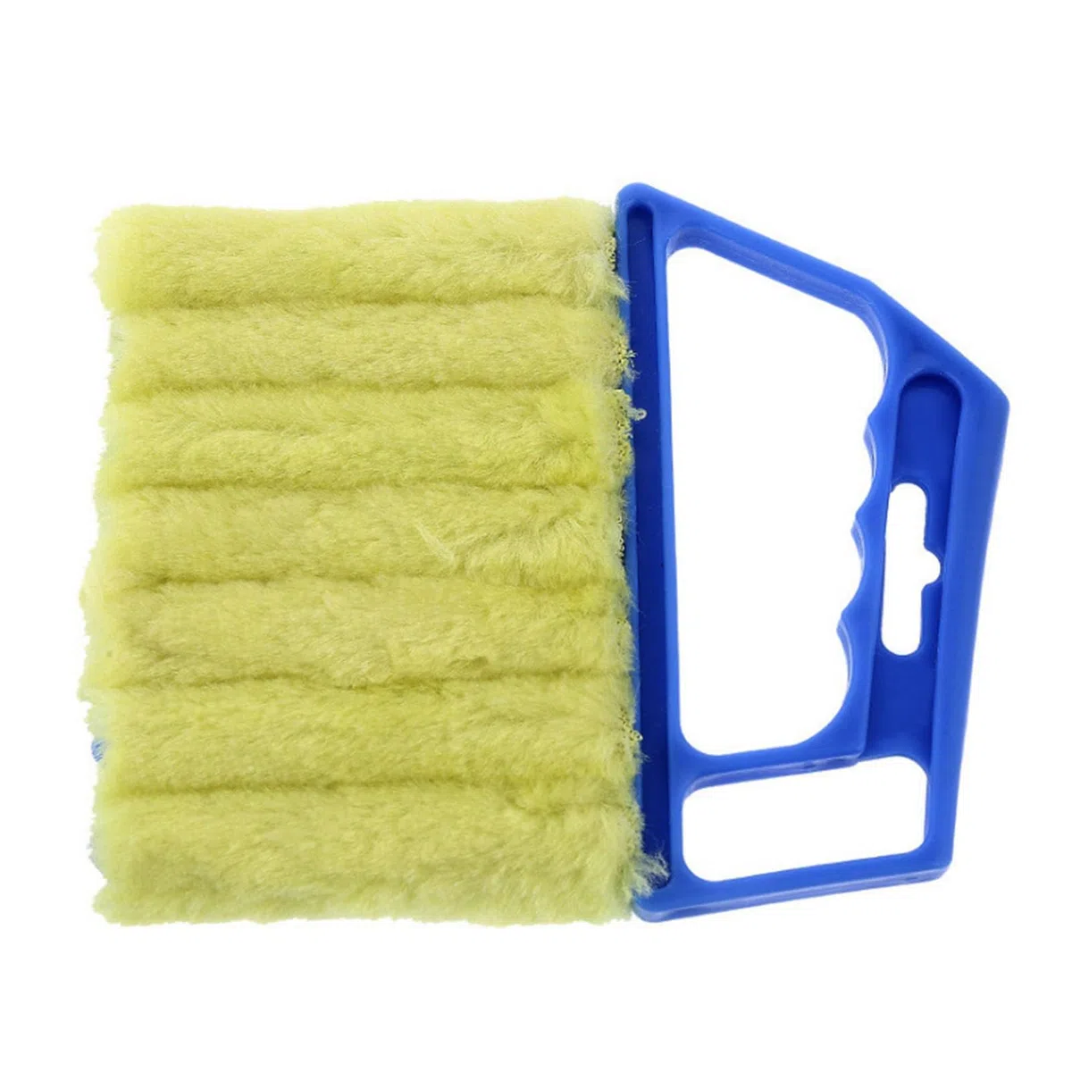 Mini Spazzola per la Pulizia delle Persiane, Manico Portatile Multiuso Anti-pelucchi, Durevole in PP e Fibra, Ampia Applicazione (BLUE)