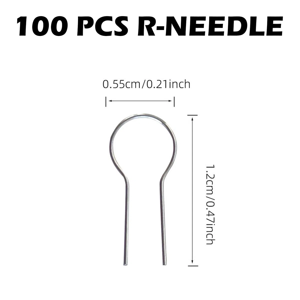 100 Pezzi Ceramica Forma R, Anelli Salto Temperatura, Ceramica Supporto Telaio, Ganci Flessibili Argilla, Adatti per la Produzione di Orecchini, Ciondoli, Collane, Bracciali