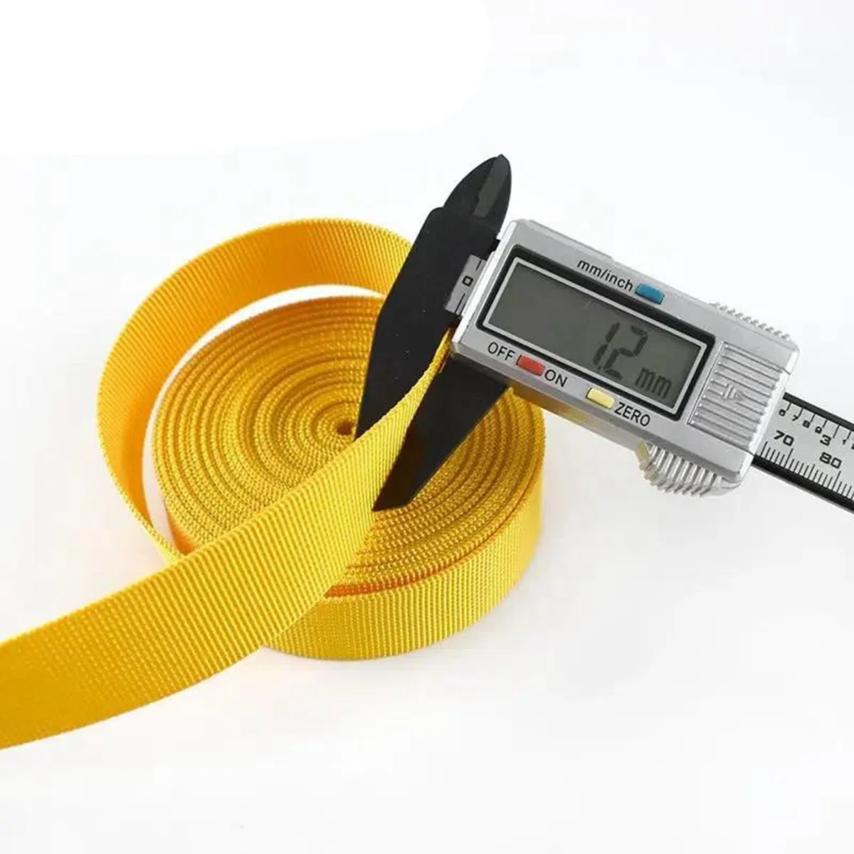 10 Metri di fettuccia in Nylon da 20-50 mm, Cintura di Sicurezza per rifinitura, Nastro, Accessori per Cintura da Cucito,Bianco,20 mm