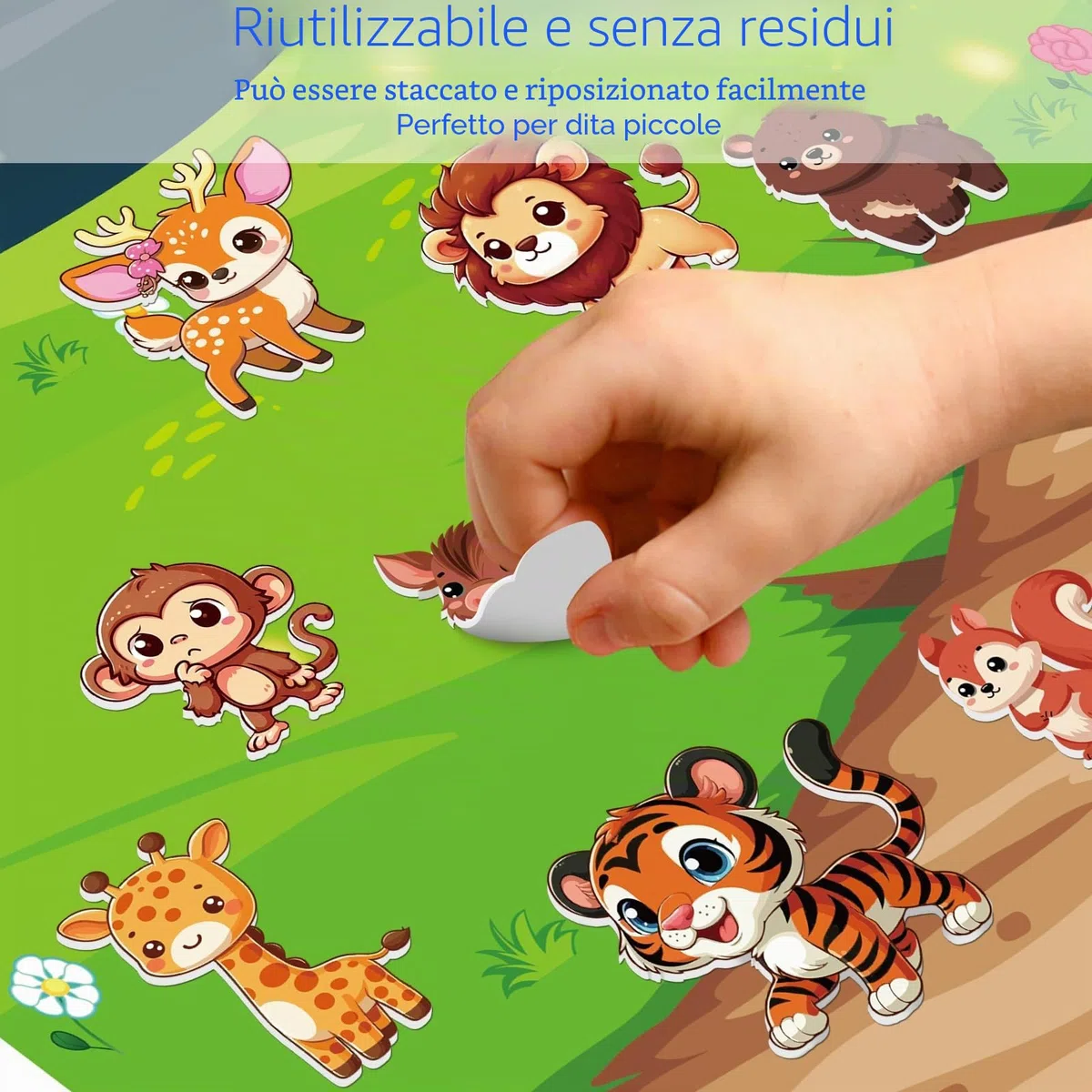 Kalysky 6 libri adesivi riutilizzabili, 250+ adesivi 3D per bambini 2-4, Nuovo tema-città, animali domestici, costruzioni, libri di attività adesivi, giocattoli educativi, regali di compleanno