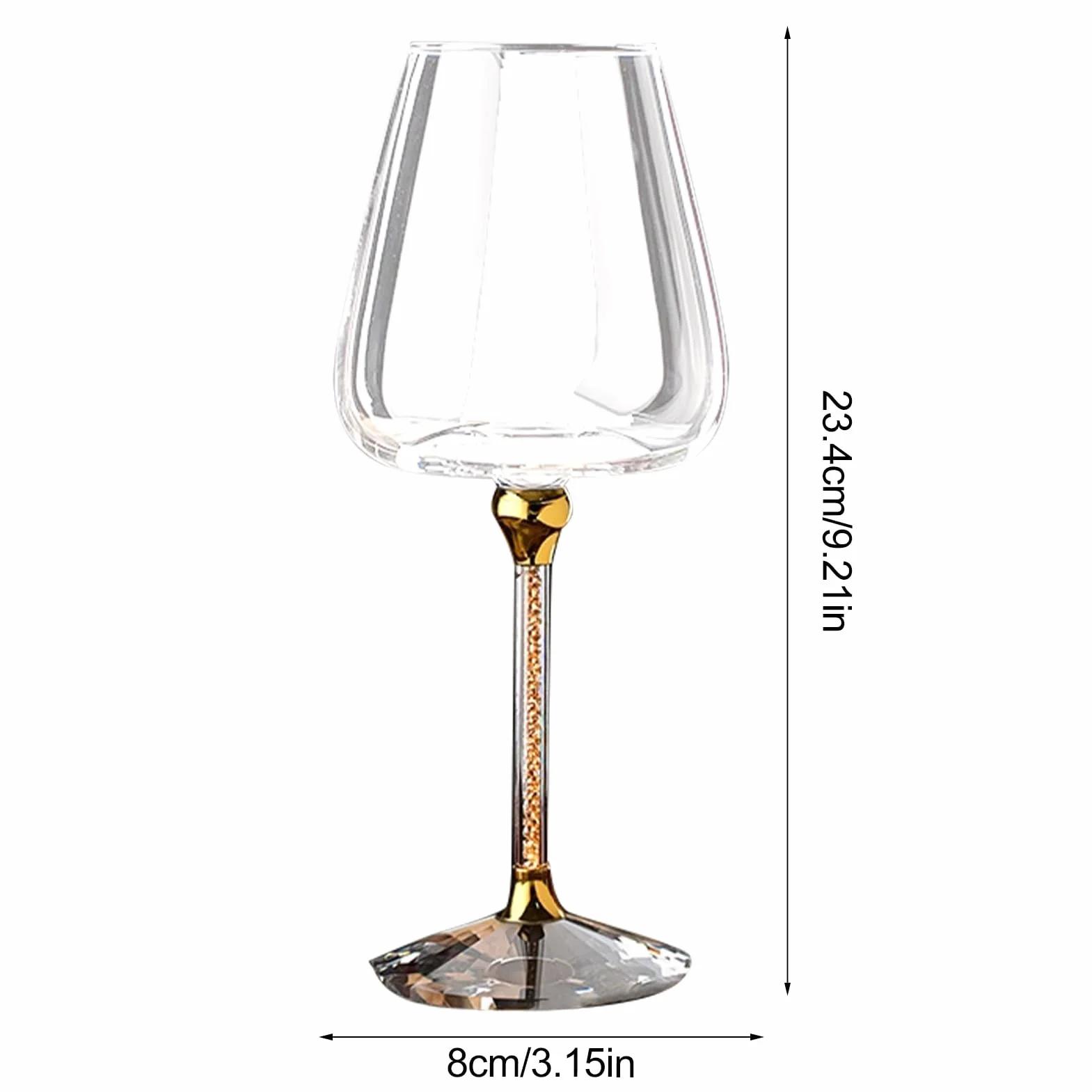 Calice Da Vino Rotante, Calici Da Vino E Bianco Rotanti A Stelo Lungo, Calici Rotanti Creativi Per Vino, Whisky, Champagne E Cocktail