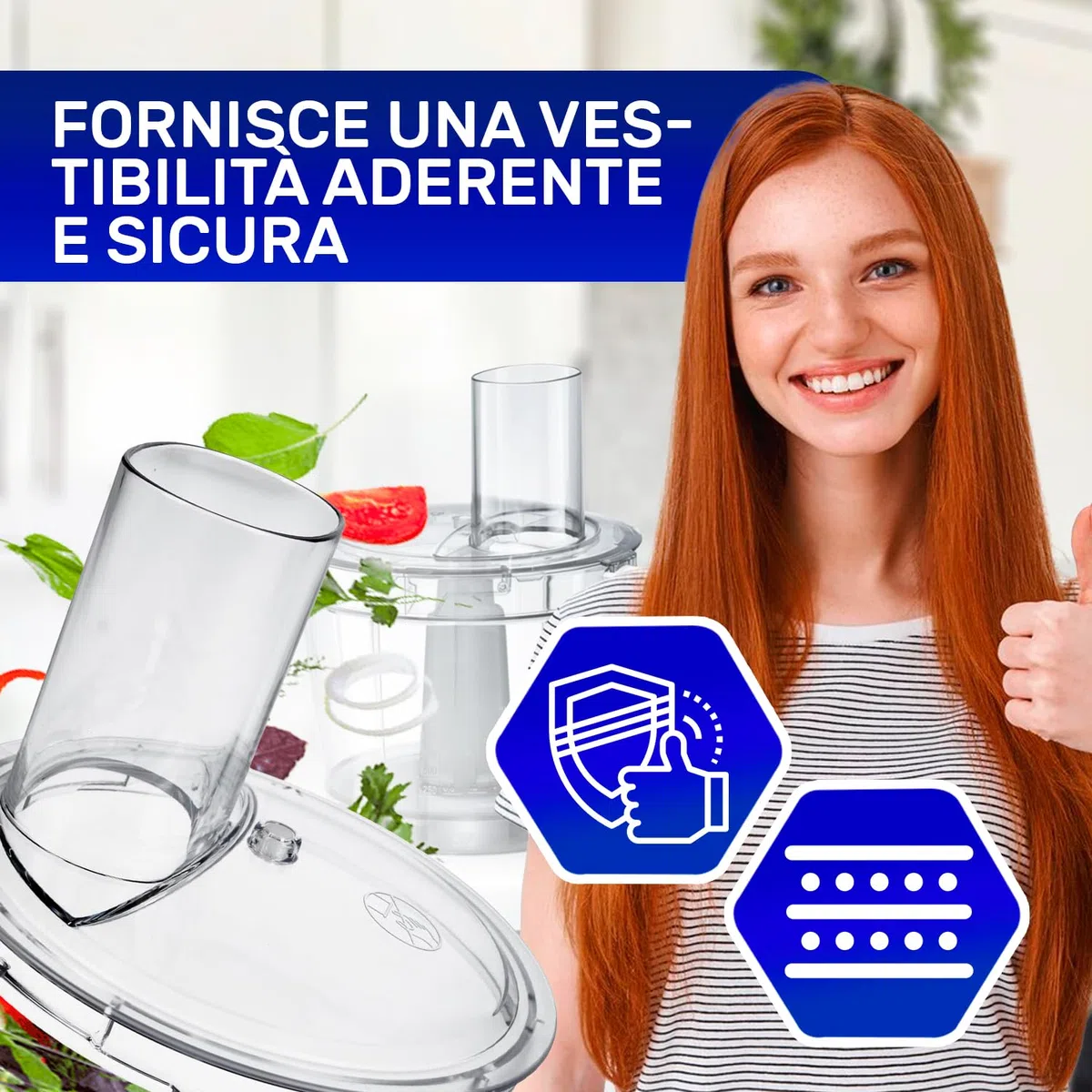 MONTERAL La Parte Superiore Dell'alloggiamento del Robot da Cucina Ø 175 x 120 mm con Codice Originale 12009552 per Bosch per Balay per Constructa per Siemens per Neff - Garanzia di 10 Anni