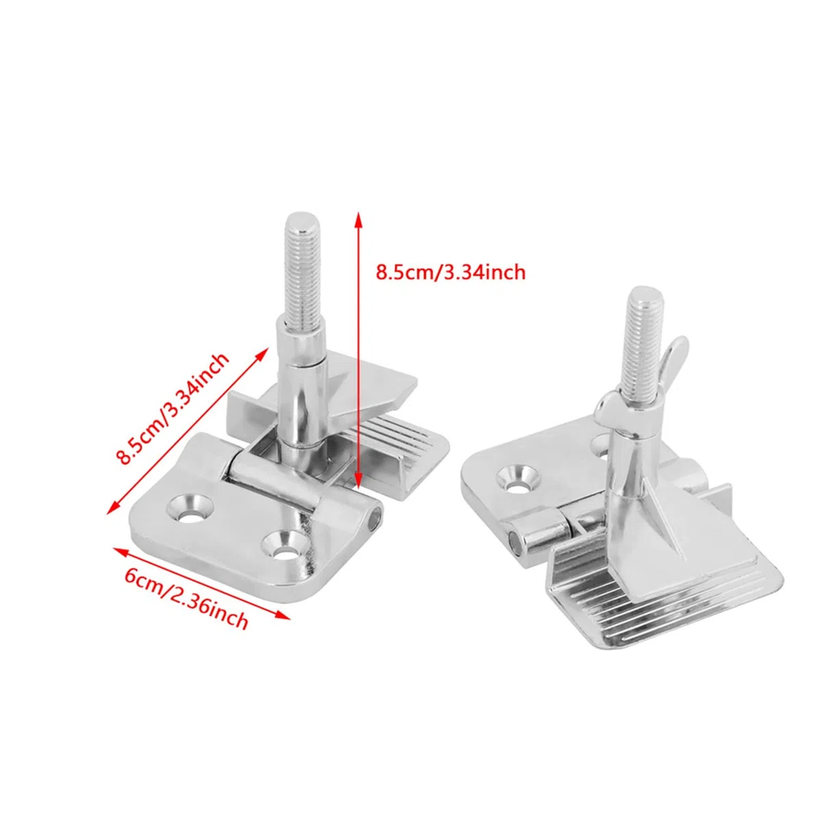 Funien Morsetto per Serigrafia Morsetto per Cerniera Telaio in Lega di Zinco Tavolo da Lavoro Attrezzi da Hobby [Bloccaggio positivo] [Set di 2]