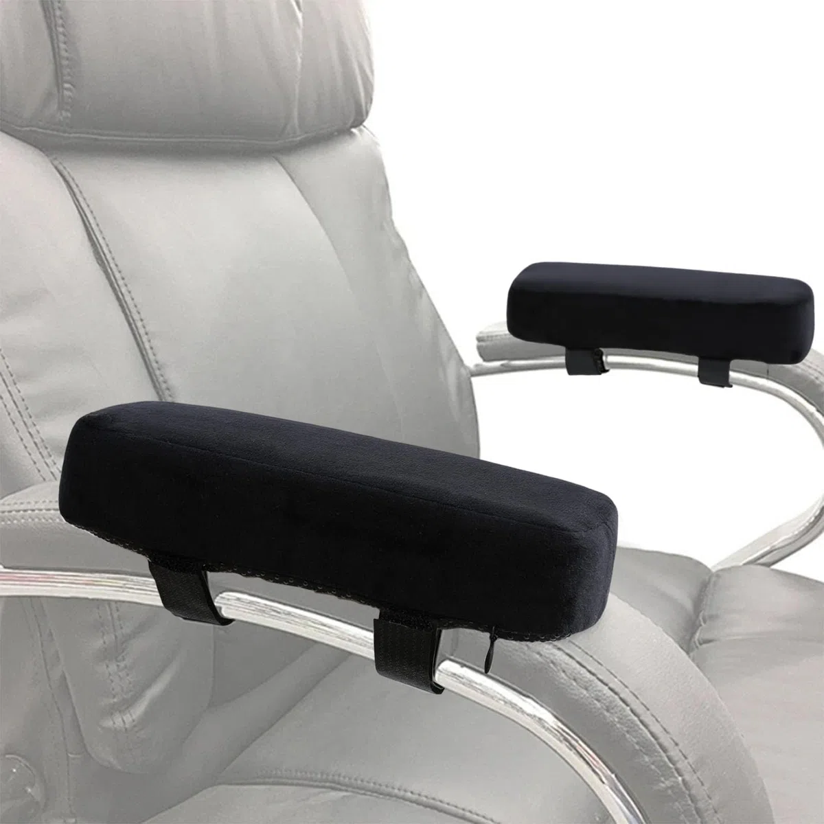 Cuscini per Braccioli Sedie 2 Pezzi Cuscino Rimovibile Braccioli Cuscinetti per Braccioli Antiscivolo Braccioli in Memory Foam per Ufficio Sedia da Gioco
