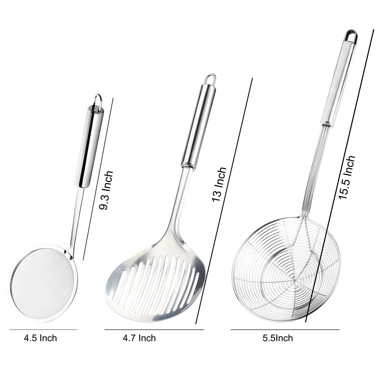 TENTA Cucina Ultimo colino Spider in Acciaio Inox colino a Filo Skimmer Colino (5,5 Pollici 1 aggancio)