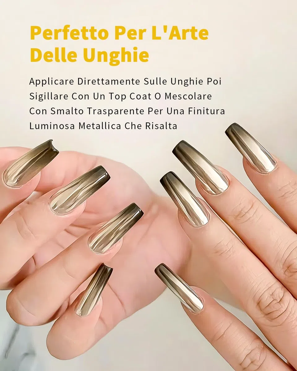 Pigmenti Metallici in Polvere per Resina Epossidica – Set da 6 Barattoli da 20 ml, Mica Metallizzata per Pittura, Nail Art, Argilla Polimerica e Hobby Creativi
