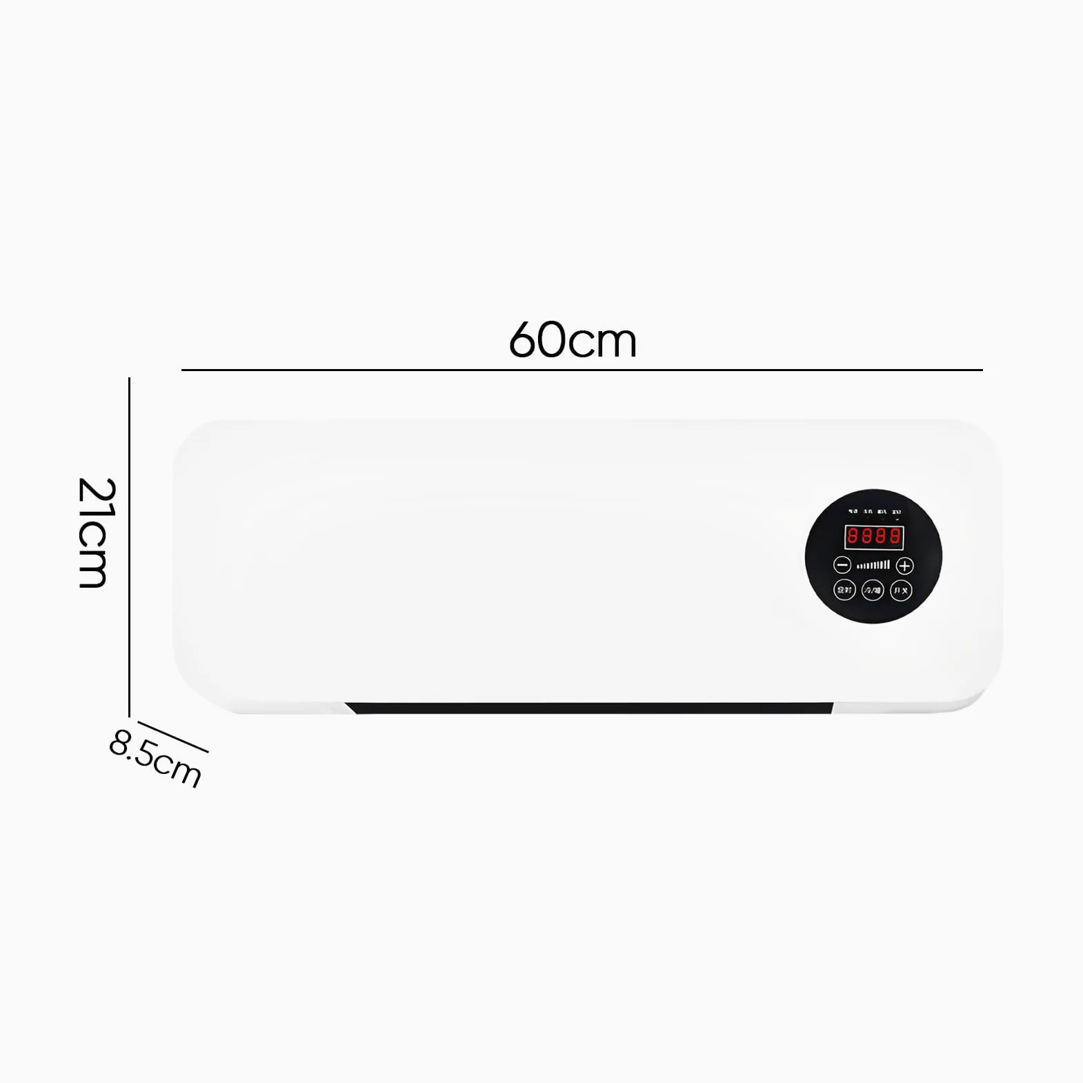 Aria condizionata,Clim Portatile,Clim Con Telecomando,Condizionatore a Parete Reversibile Split,Condizionatore Senza Unità Esterne,Ventilatore Di Raffreddamento Per Cucina,Camera Da Letto (Bianco-2)
