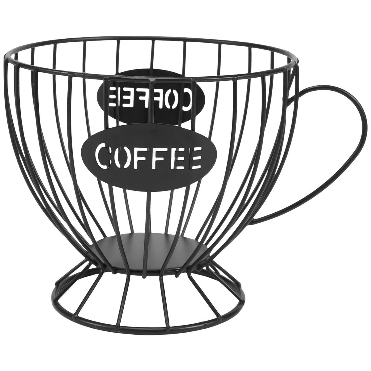 Contenitore per Capsule da Caffè, Organizer e Supporto, Accessori (Nero)