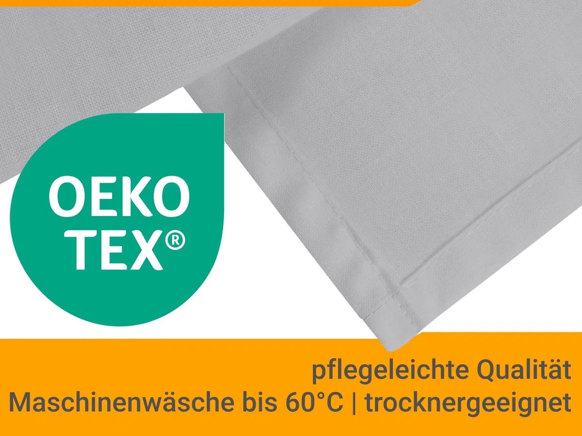 Lenzuolo – 100% cotone – Disponibile in 5 diversi colori e in 3 diverse misure – Senza elastico., argento, ca. 150 x 250 cm