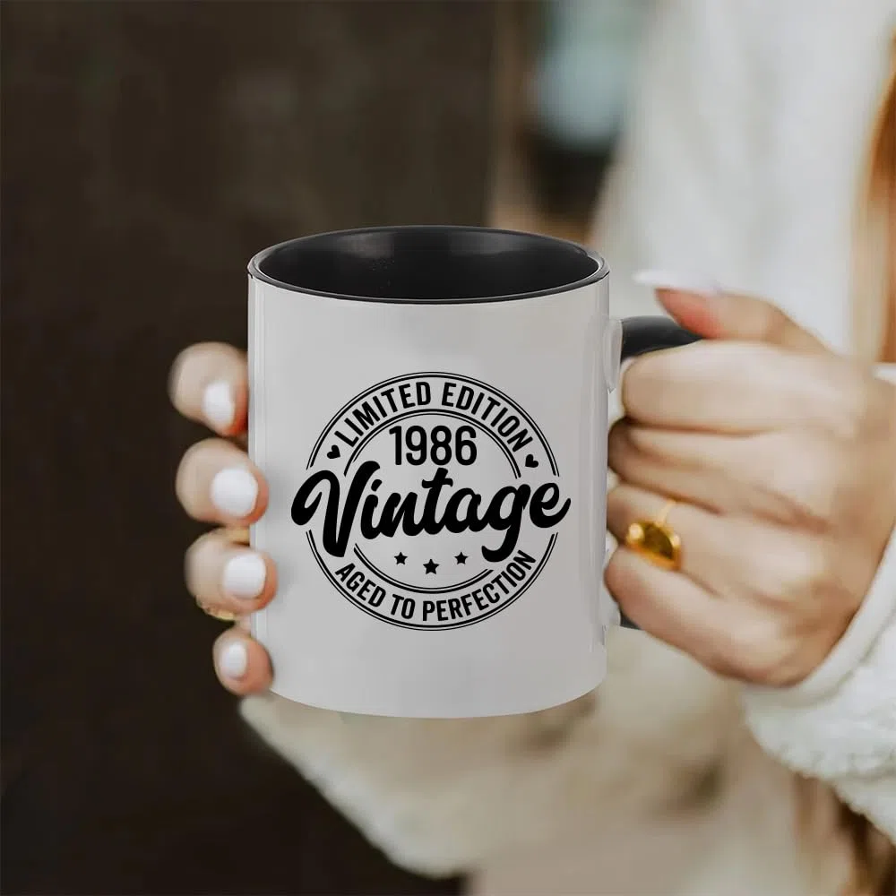 60 Anni di Compleanno Tazza, Vintage 1966 Regalo 60 Anni per Uomo e Donna, Tazza da Caffè Ceramica 350mL, Idee Regali Compleanno per Amica Mamma Papa Sorella Amica Nonna Zia Fratello Collega