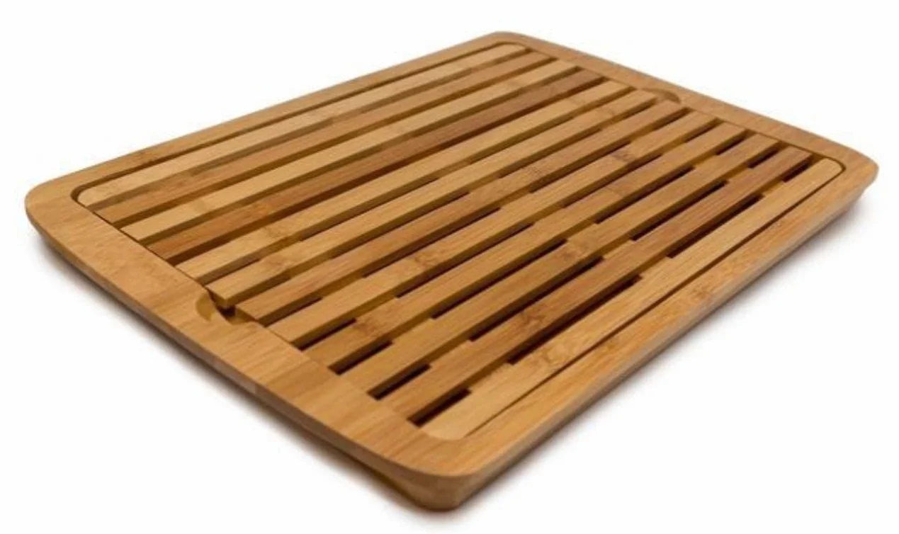 Nerthus FIH 675 tagliere pane bambù con raccogli briciole